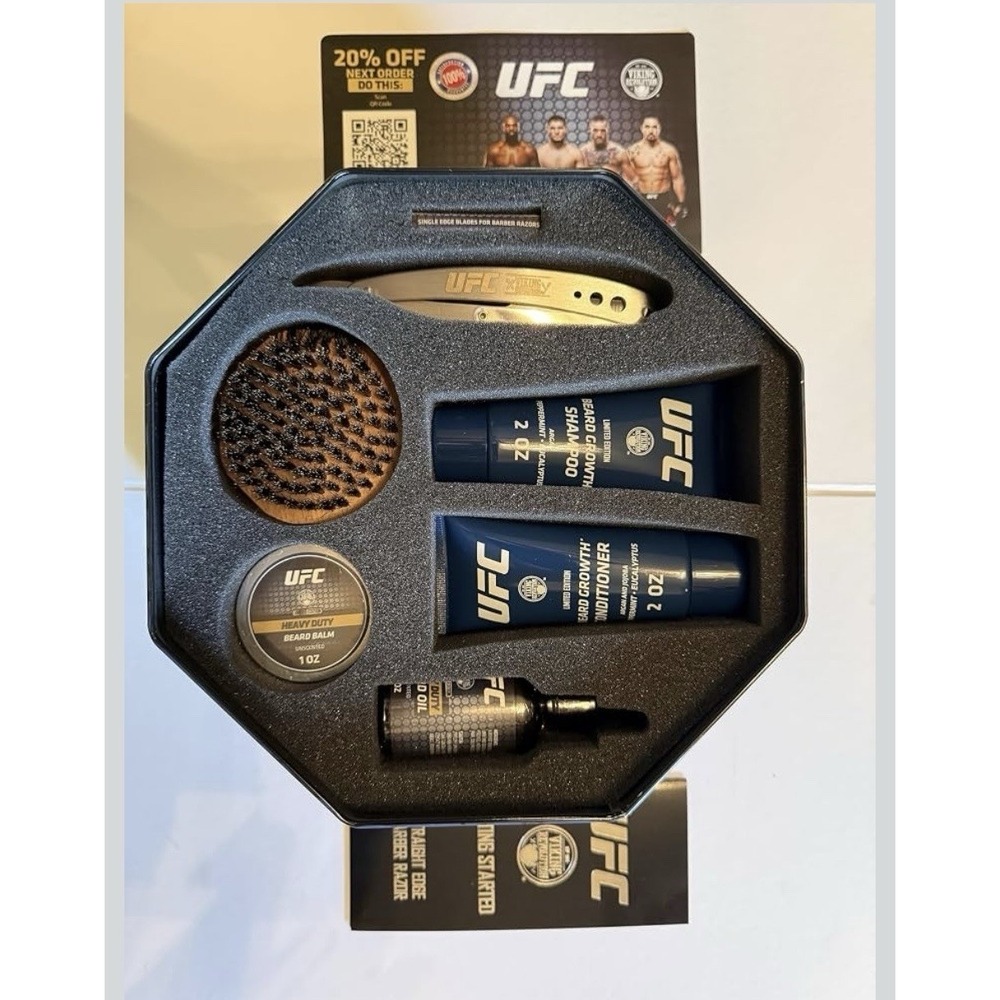 UFC Limited Edition Beard Kit for Superior Care-Complete Beard Grooming Sealed